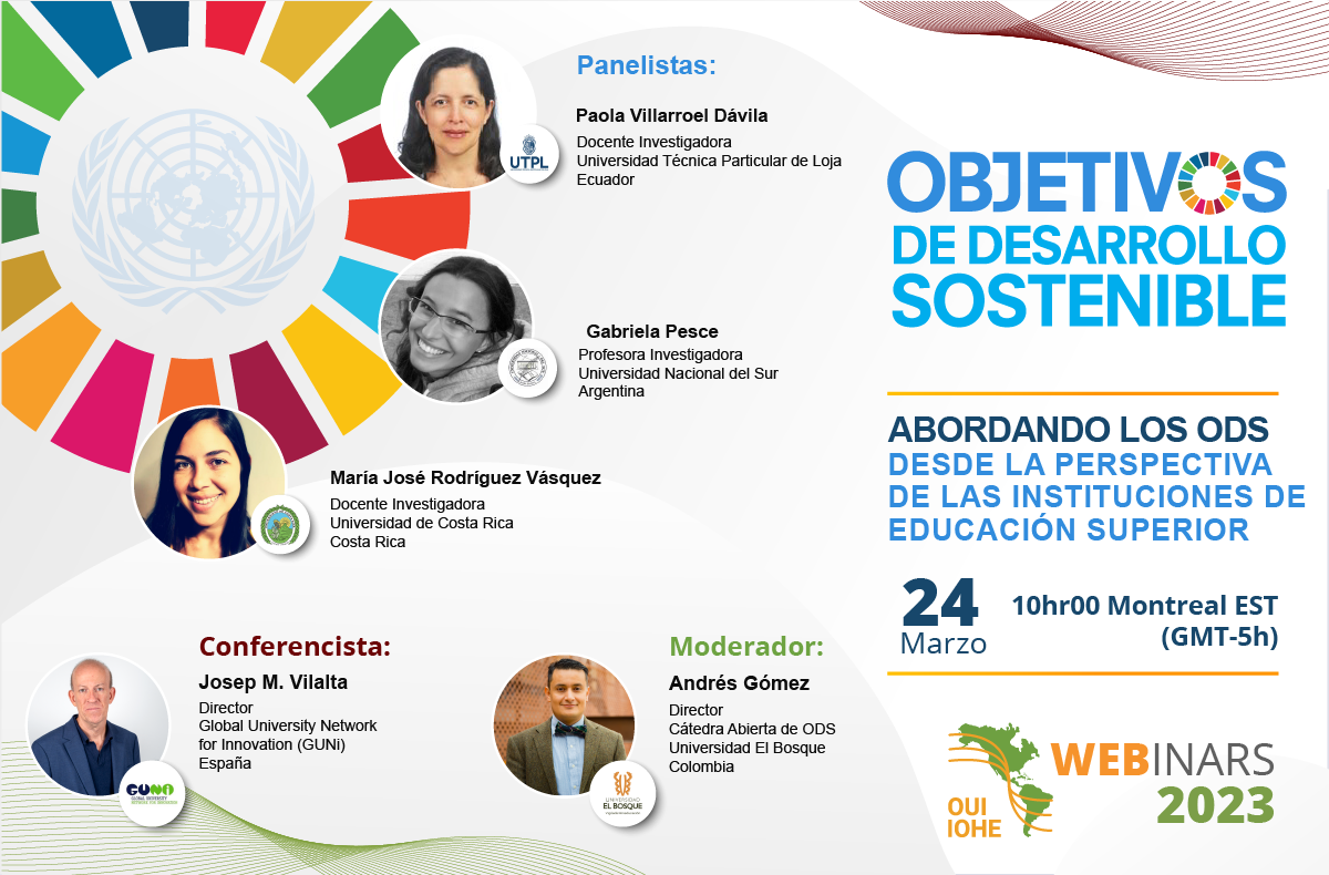 Serie de Webinarios La participación de las Instituciones de Educación ...